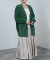 [期間限定knit]nAvy  フェザーロングカーディガン レディース商品サムネイル-15