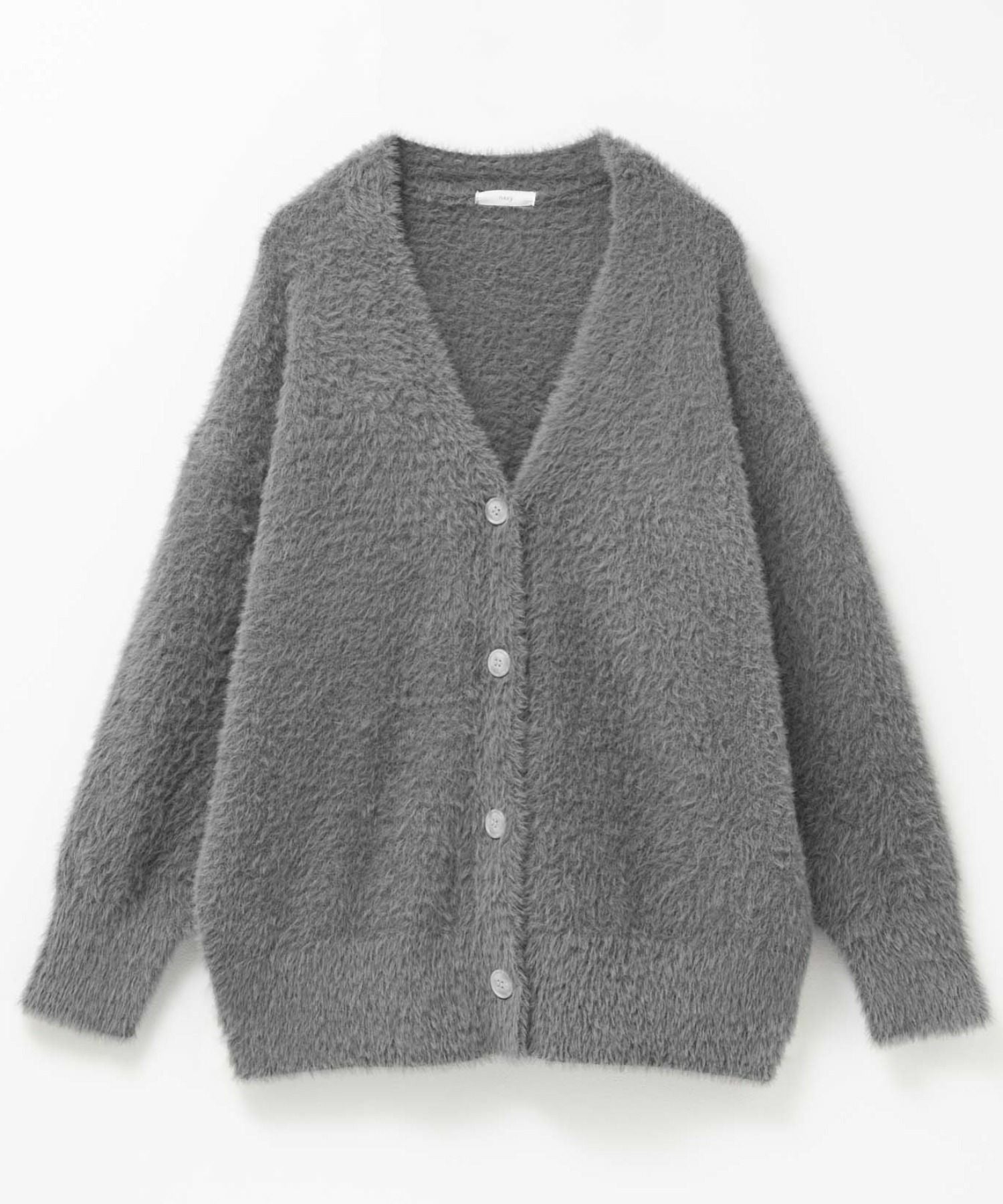 nAvy フェザーロングカーディガン レディース