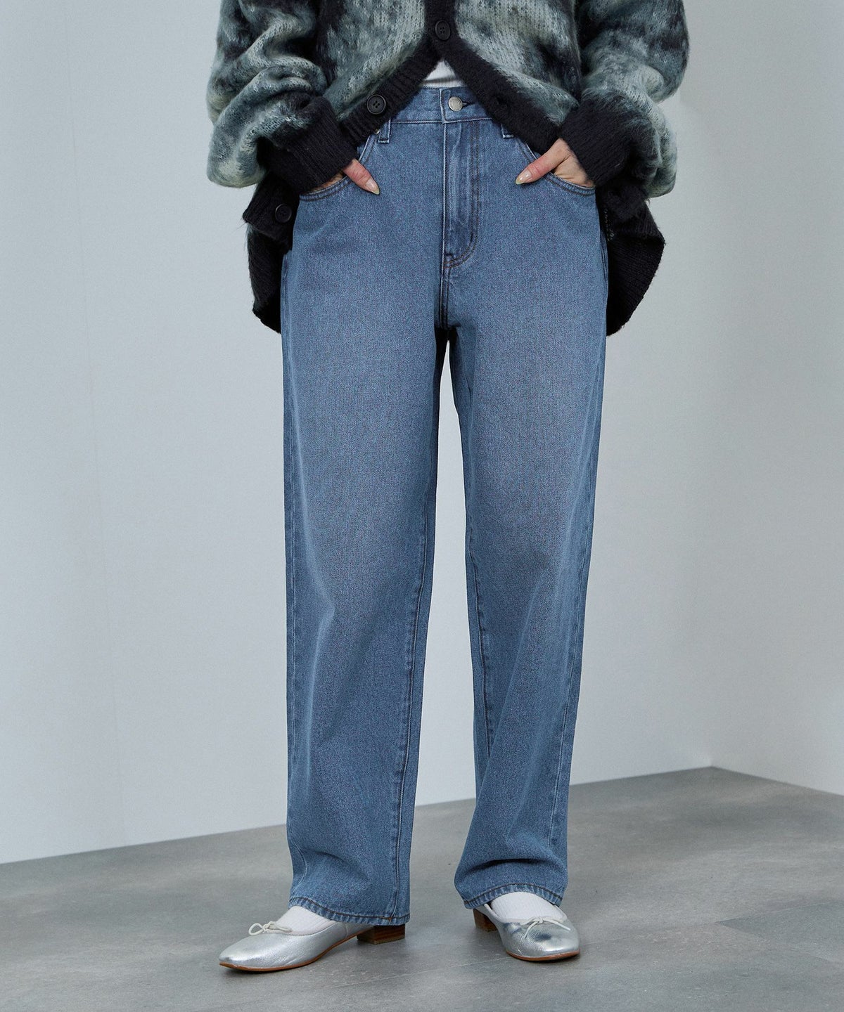 nAvy 毎日はきたくなるデニム「マイデニ」 ルーズテーパード レディース