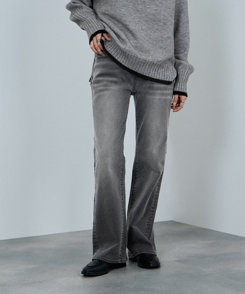 nAvy 毎日はきたくなるデニム「マイデニ」 フレアパンツ レディース商品画像-1