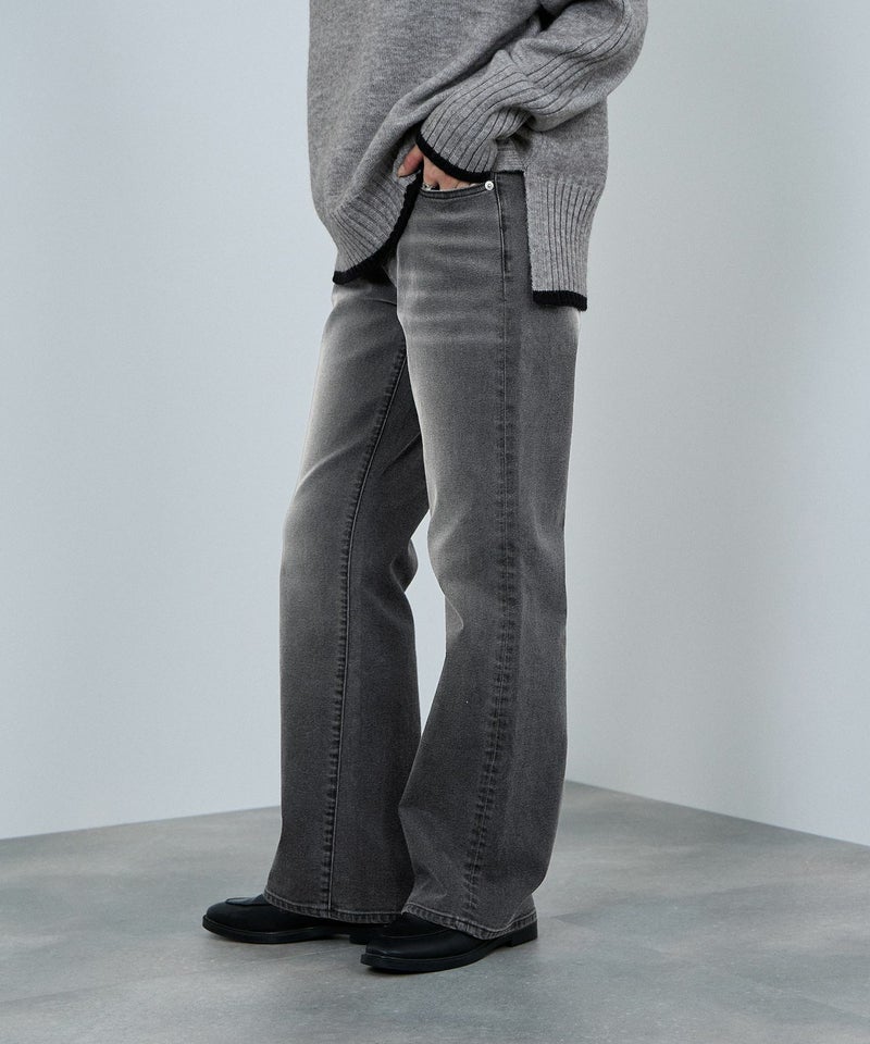 nAvy 毎日はきたくなるデニム「マイデニ」 フレアパンツ レディース商品画像-4