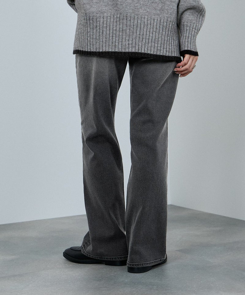 nAvy 毎日はきたくなるデニム「マイデニ」 フレアパンツ レディース商品画像-5