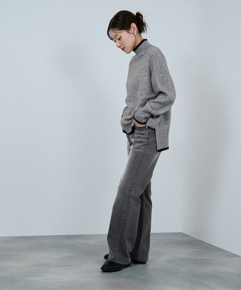 nAvy 毎日はきたくなるデニム「マイデニ」 フレアパンツ レディース商品画像-7