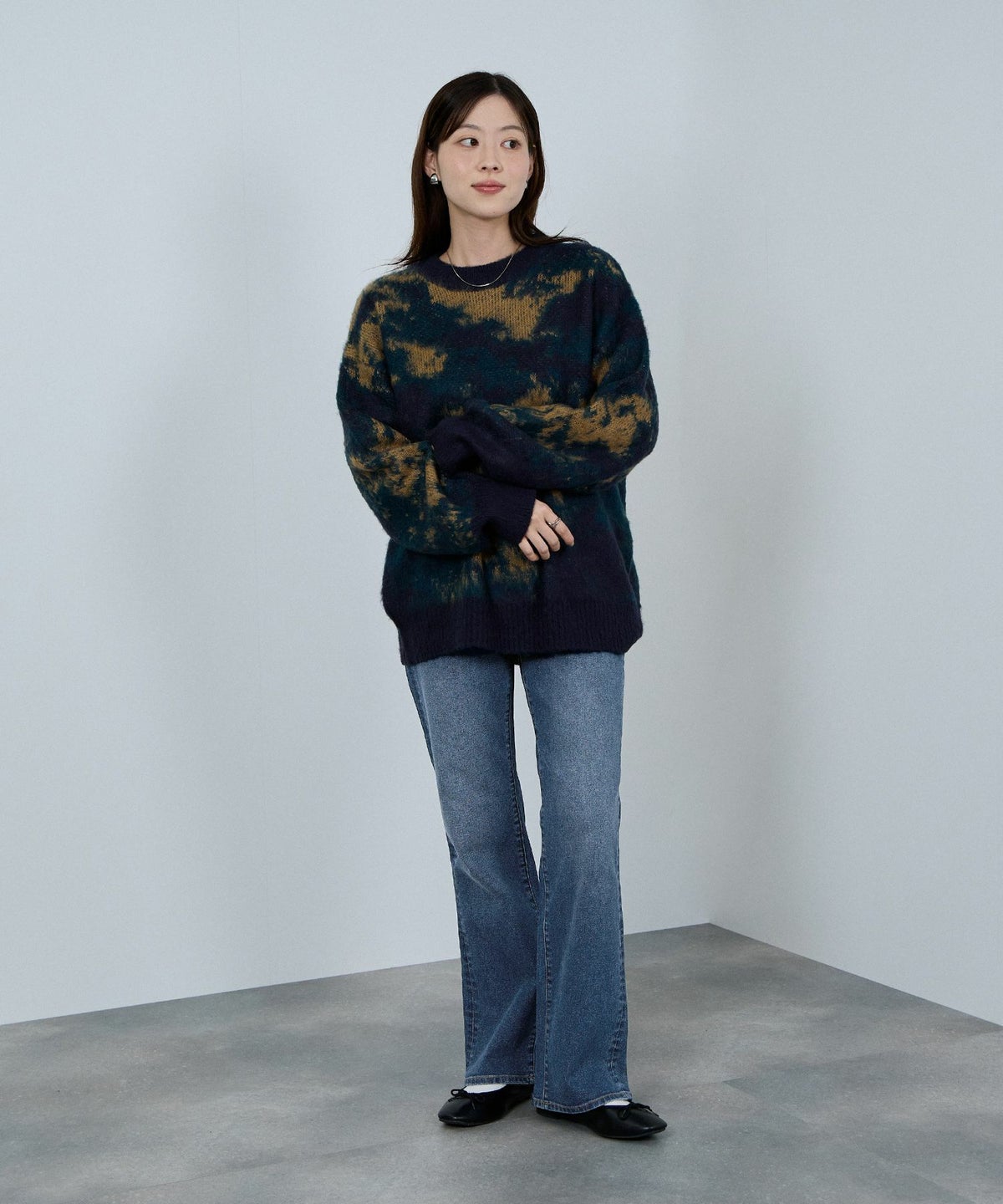 nAvy 毎日はきたくなるデニム「マイデニ」 フレアパンツ レディース