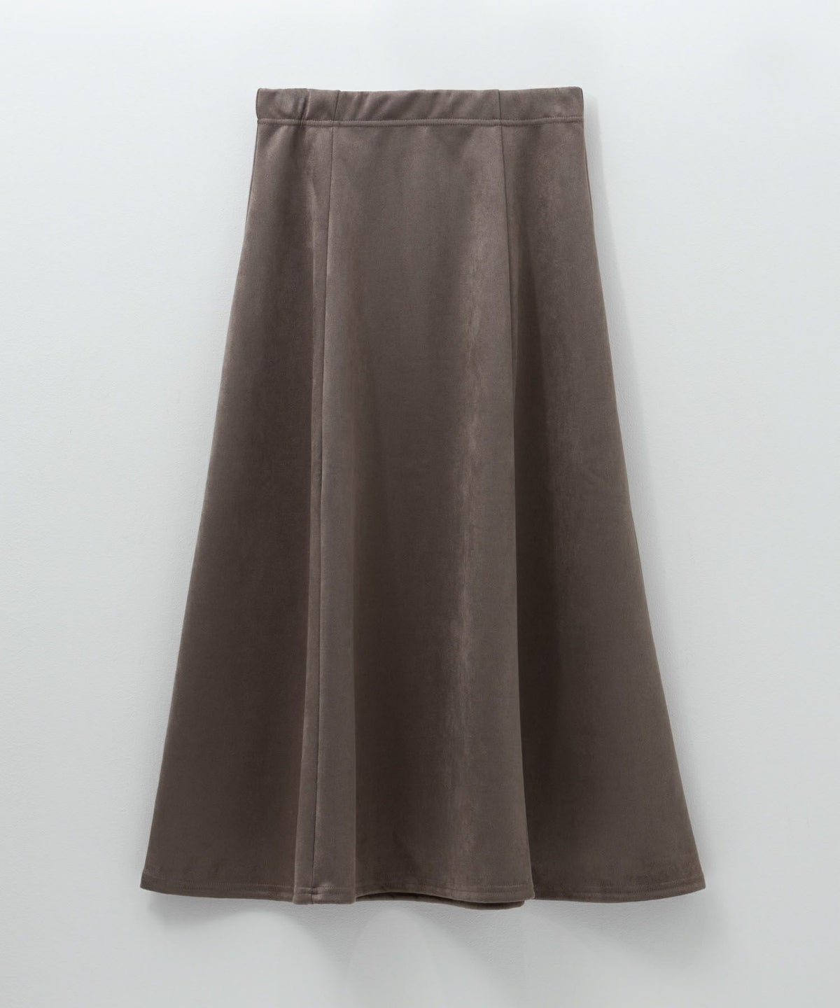 nAvy フェイクスエードフレアスカート レディース