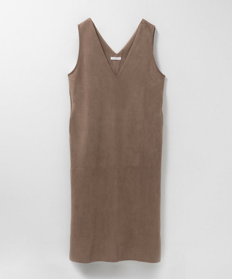 nAvy ポンチ素材 フェイクスエードジャンパースカート レディース商品画像-18