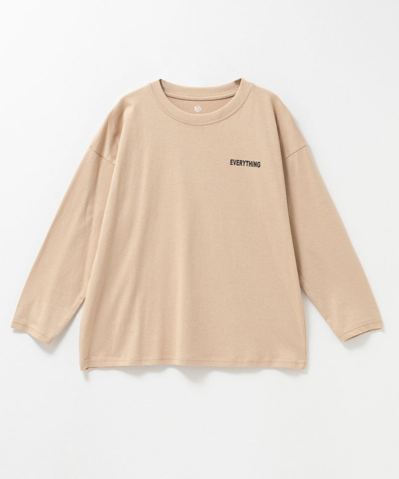 T-GRAPHICS  バックロゴ長袖Tシャツ キッズ メール便 対応商品商品画像-3