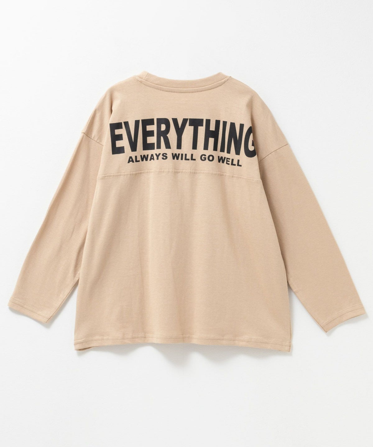 T-GRAPHICS バックロゴ長袖Tシャツ キッズ メール便 対応商品