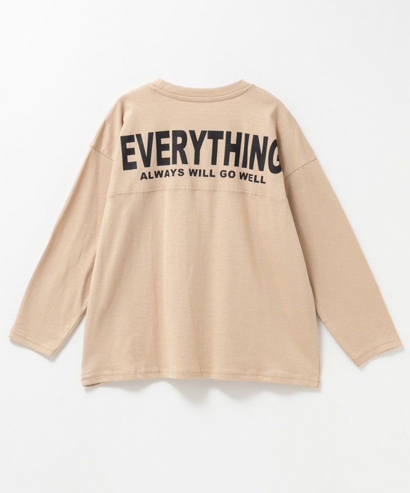 T-GRAPHICS バックロゴ長袖Tシャツ キッズ メール便 対応商品商品画像-4