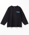 T-GRAPHICS  ペイントプリント長袖Tシャツ キッズ メール便 対応商品商品サムネイル-1