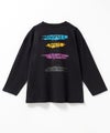 T-GRAPHICS ペイントプリント長袖Tシャツ キッズ メール便 対応商品商品サムネイル-2