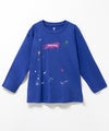 T-GRAPHICS ペイントプリント長袖Tシャツ キッズ メール便 対応商品商品サムネイル-3