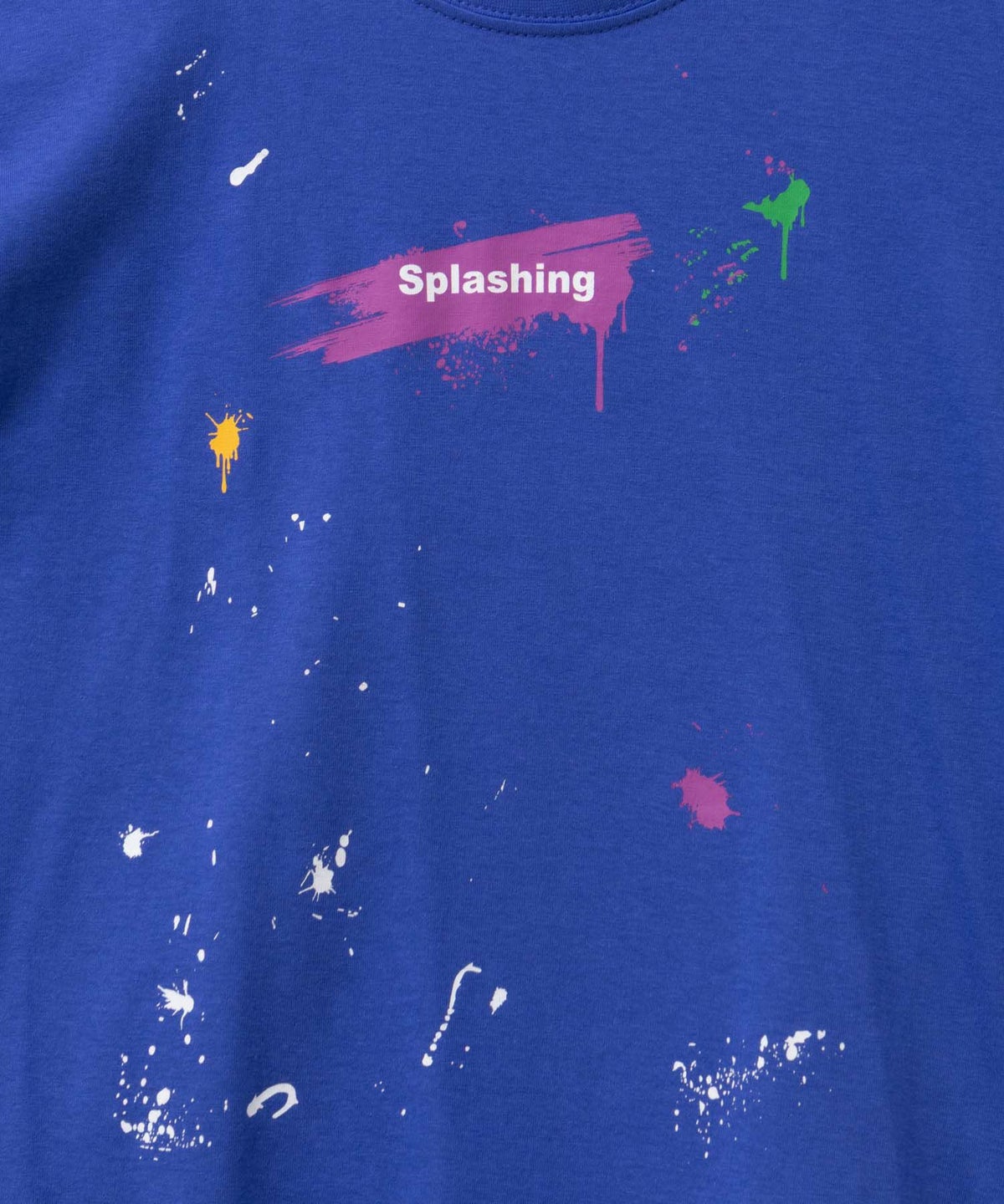 T-GRAPHICS ペイントプリント長袖Tシャツ キッズ メール便 対応商品