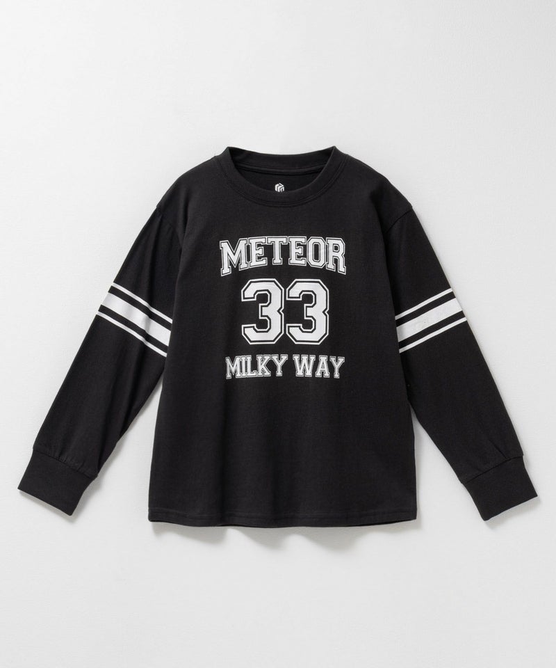 T-GRAPHICS 袖ライン長袖Tシャツ キッズ メール便 対応商品商品画像-3