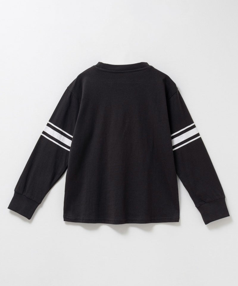 T-GRAPHICS 袖ライン長袖Tシャツ キッズ メール便 対応商品商品画像-4