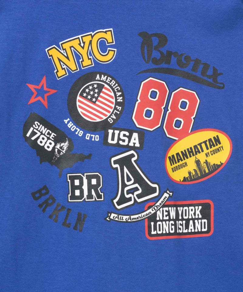 T-GRAPHICS 多柄プリント長袖Tシャツ キッズ メール便 対応商品商品画像-8