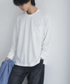 NAVY タフラク ポンチ素材ポケツキ長袖Tシャツ メンズ商品サムネイル-11
