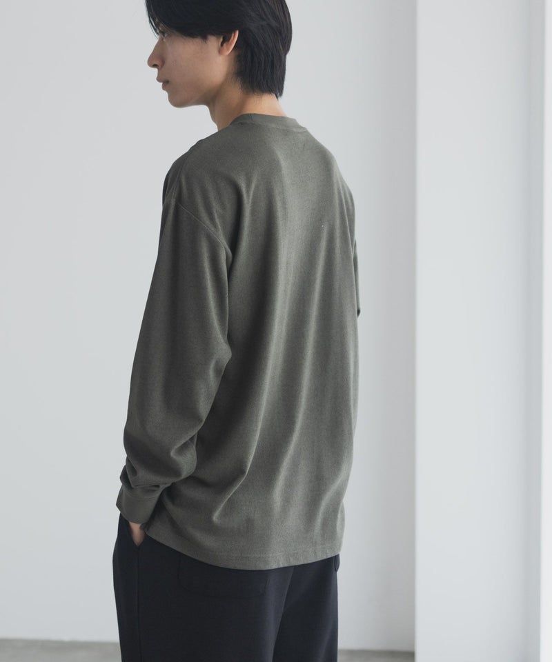 [値下げ]NAVY タフラク ポンチ素材ポケツキ長袖Tシャツ メンズ商品画像-20