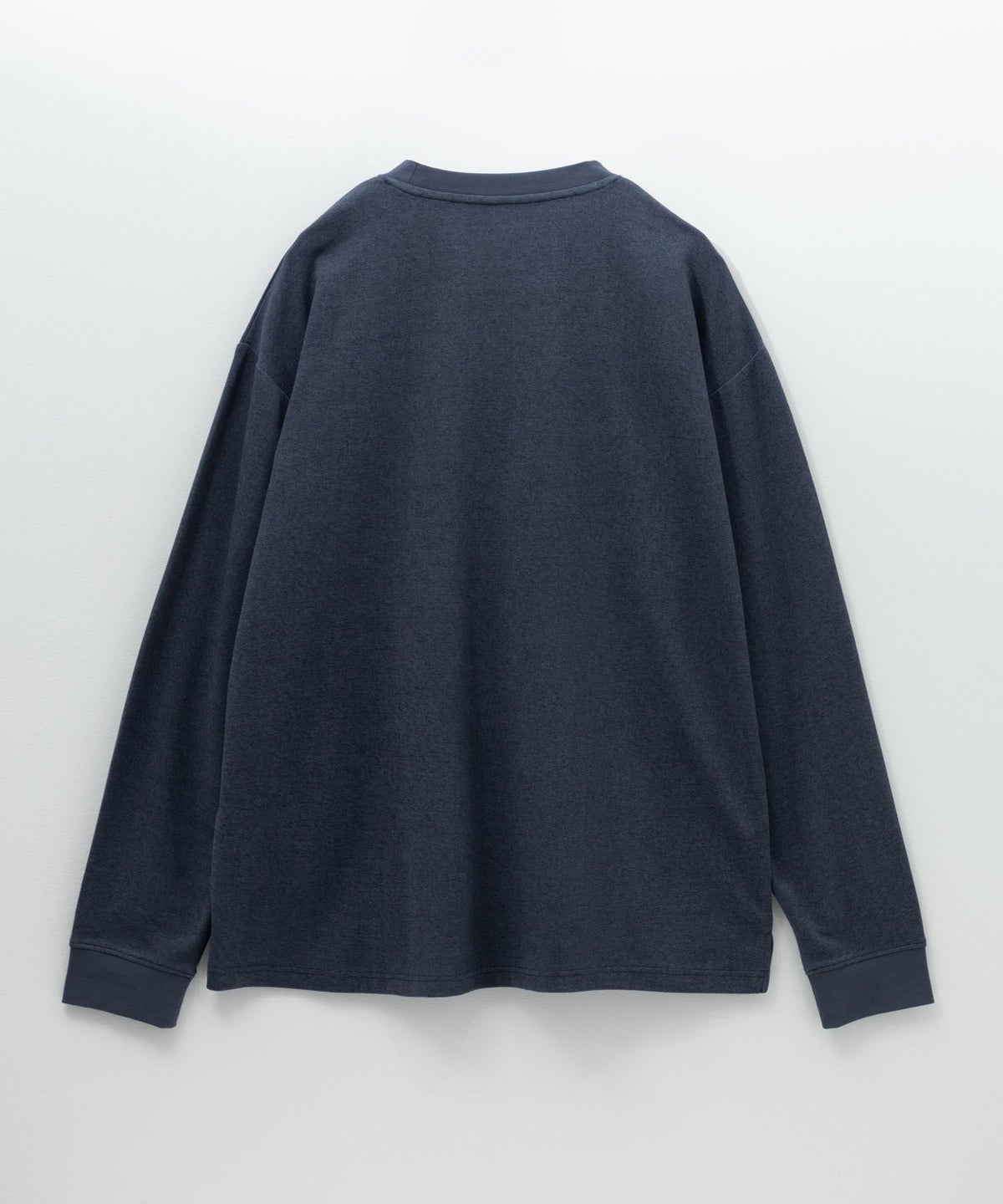 NAVY タフラク ポンチ素材ポケツキ長袖Tシャツ メンズ