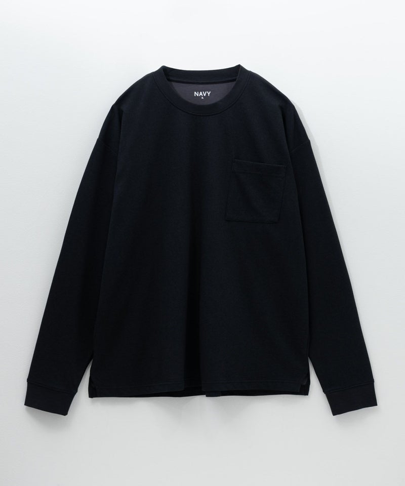 [値下げ]NAVY タフラク ポンチ素材ポケツキ長袖Tシャツ メンズ商品画像-28