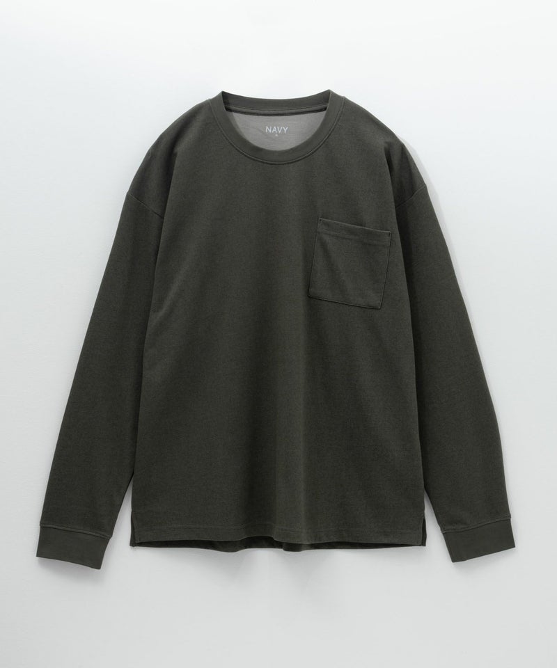 [値下げ]NAVY タフラク ポンチ素材ポケツキ長袖Tシャツ メンズ商品画像-30