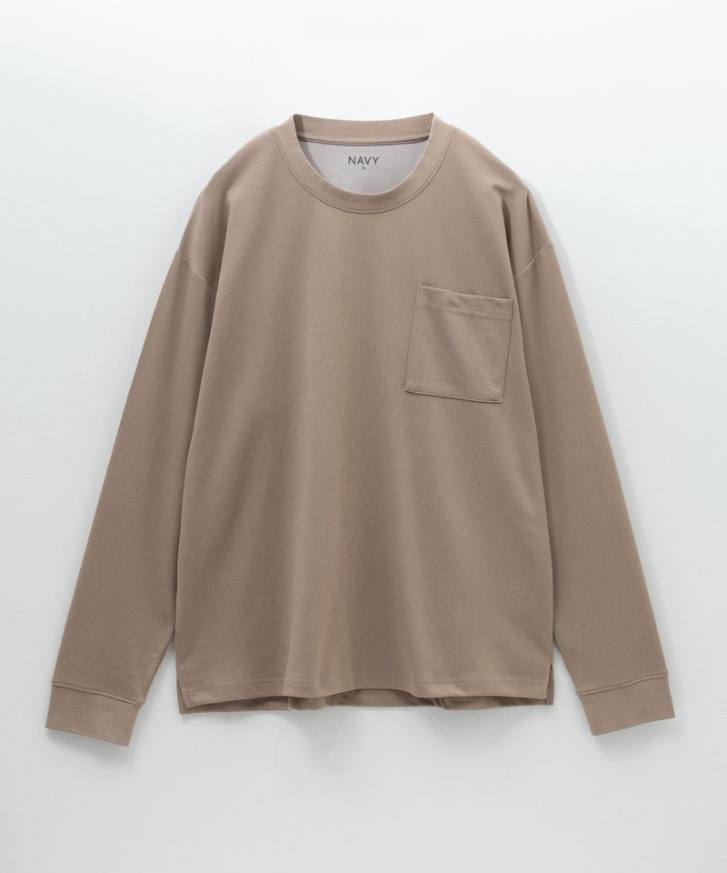 [値下げ]NAVY タフラク ポンチ素材ポケツキ長袖Tシャツ メンズ商品画像-31