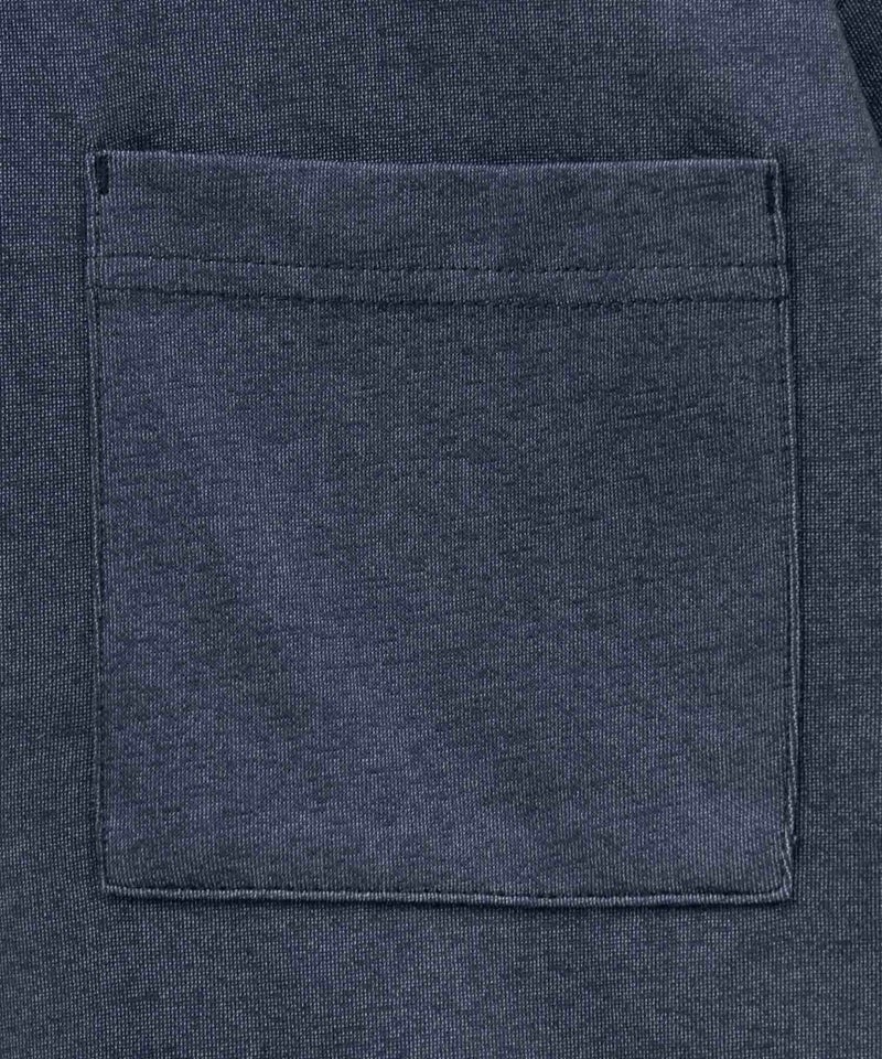 NAVY タフラク ポンチ素材ポケツキ長袖Tシャツ メンズ商品画像-32