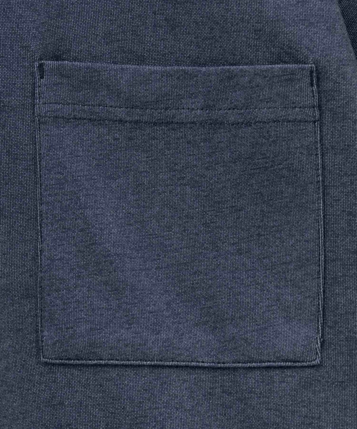 NAVY タフラク ポンチ素材ポケツキ長袖Tシャツ メンズ