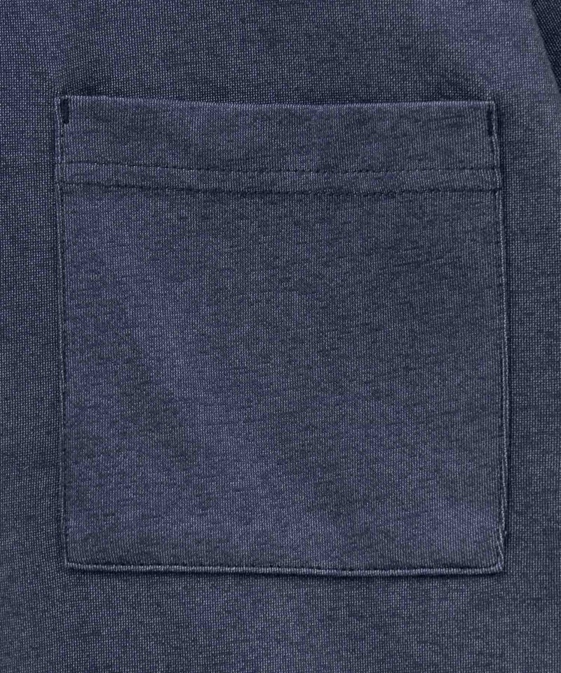 NAVY タフラク ポンチ素材ポケツキ長袖Tシャツ メンズ商品画像-33