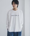NAVY タフラク ポンチ素材プリント長袖Tシャツ メンズ商品サムネイル-5