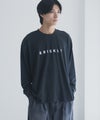 NAVY タフラク ポンチ素材プリント長袖Tシャツ メンズ商品サムネイル-15