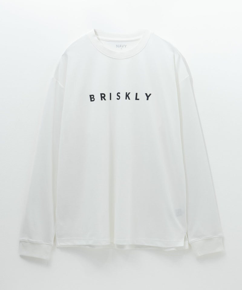 NAVY タフラク ポンチ素材プリント長袖Tシャツ メンズ商品画像-25