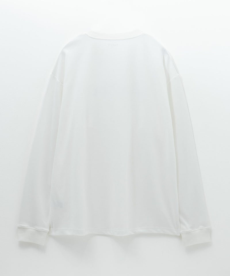 NAVY タフラク ポンチ素材プリント長袖Tシャツ メンズ商品画像-26