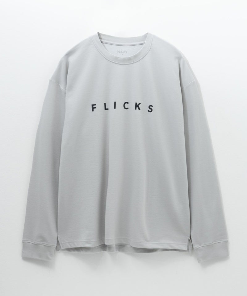 NAVY タフラク ポンチ素材プリント長袖Tシャツ メンズ商品画像-27