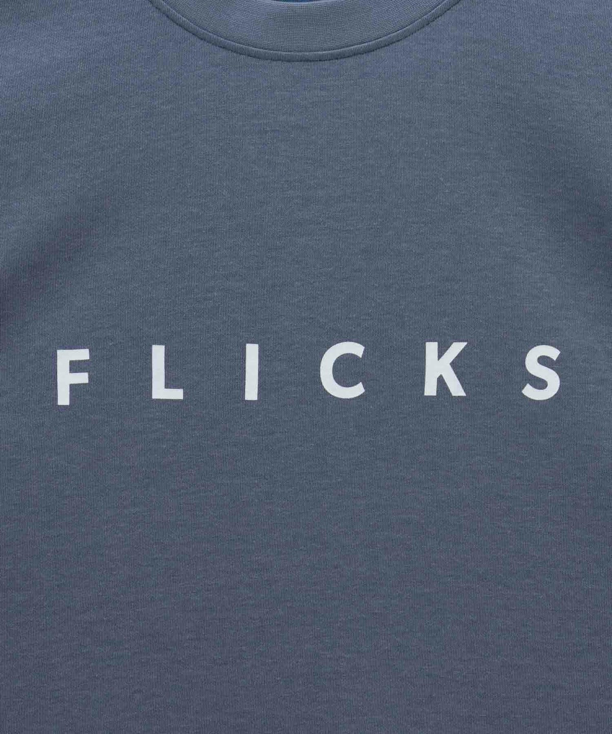 NAVY タフラク ポンチ素材プリント長袖Tシャツ メンズ