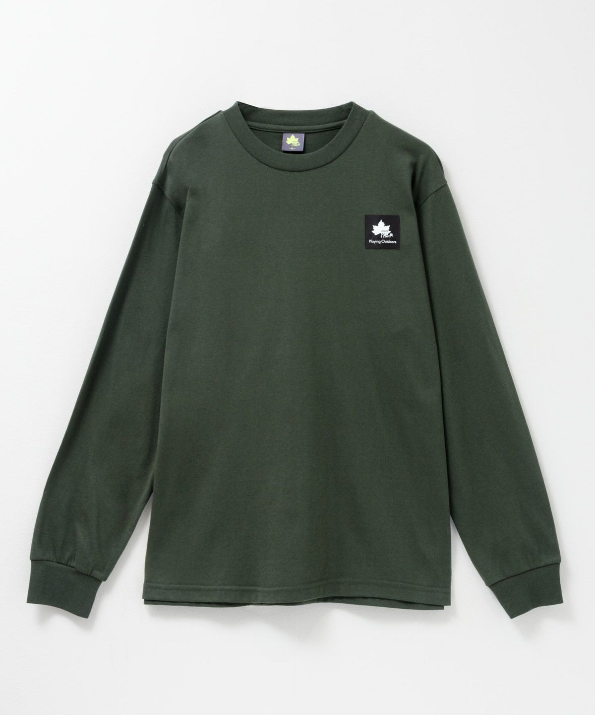 【WEB限定】LOGOS PARK ワンポイントロゴロングスリーブTシャツ メンズ