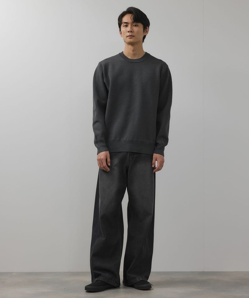 【WEB限定】デニムカーブワイドパンツ メンズ商品画像-7