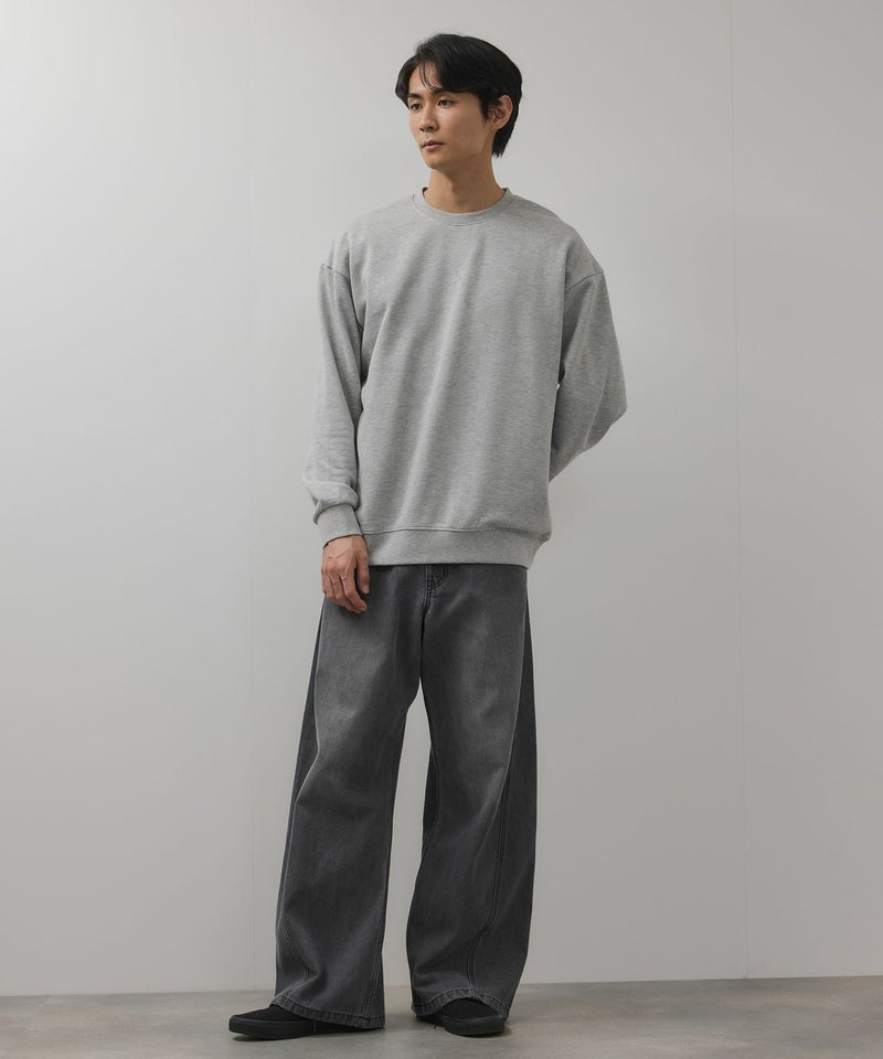 【WEB限定】デニムカーブワイドパンツ メンズ商品画像-9