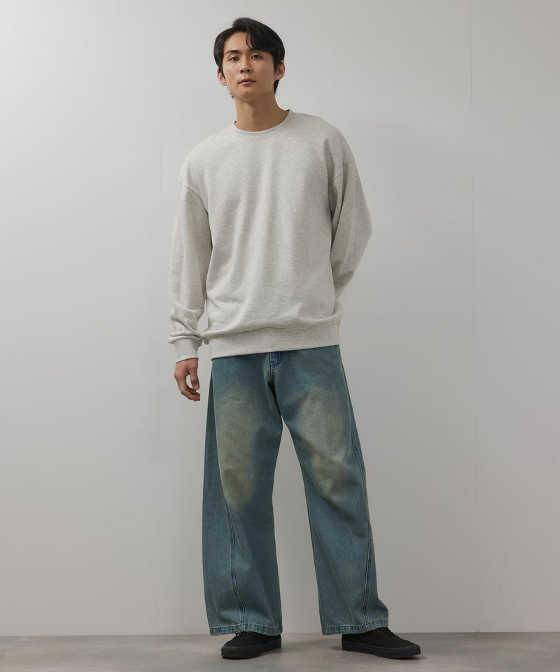 【WEB限定】デニムカーブワイドパンツ メンズ商品画像-11