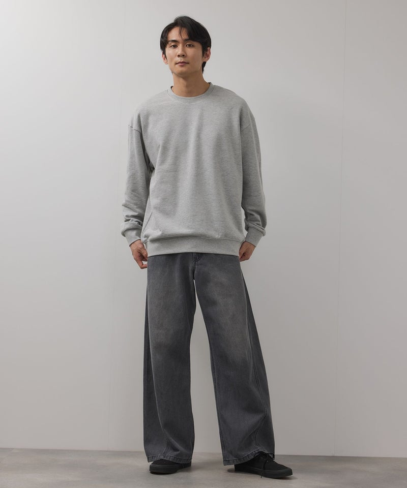 【WEB限定】デニムカーブワイドパンツ メンズ商品画像-12