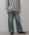 【WEB限定】デニムカーブワイドパンツ メンズ商品サムネイル-13