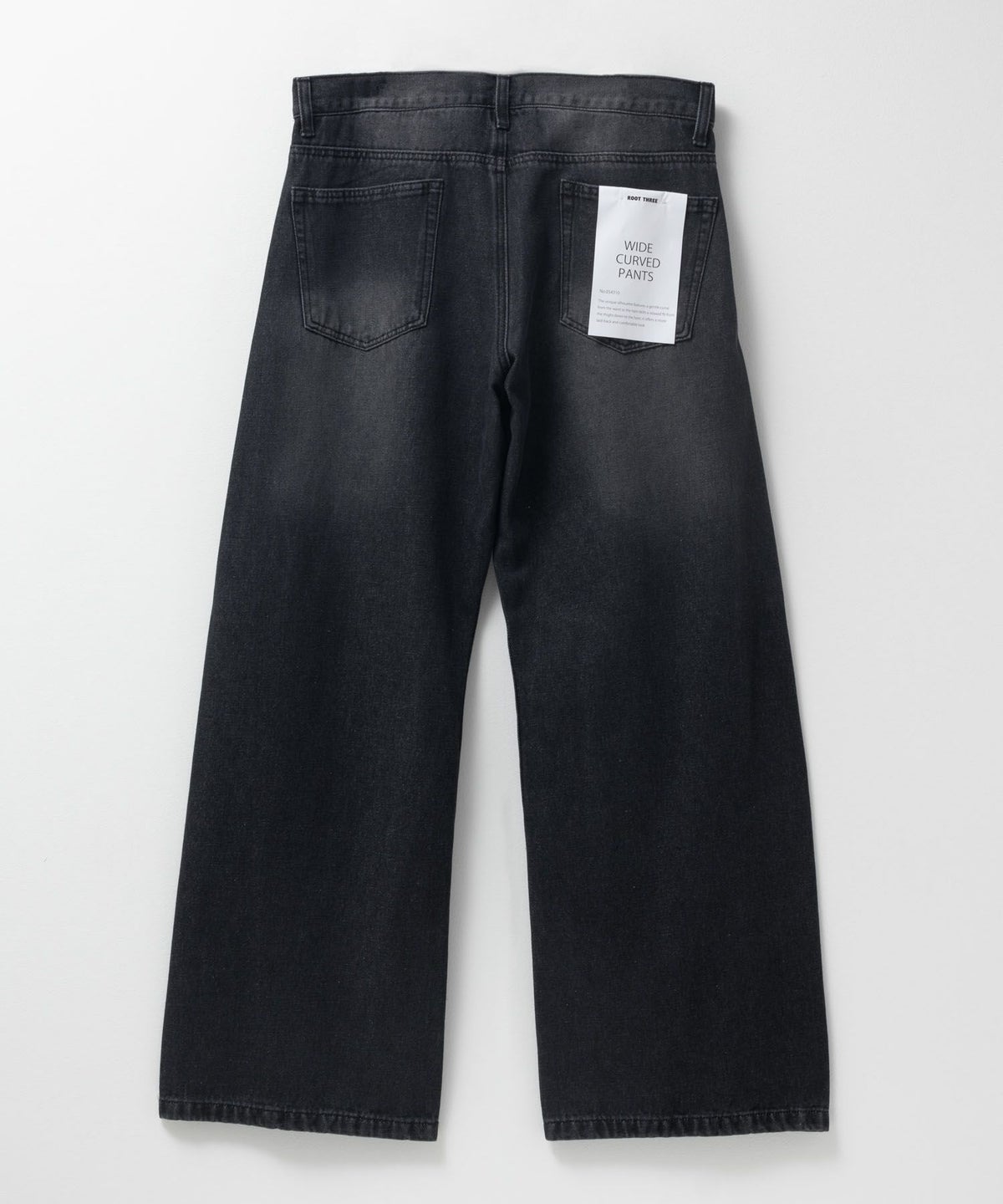 【WEB限定】デニムカーブワイドパンツ メンズ