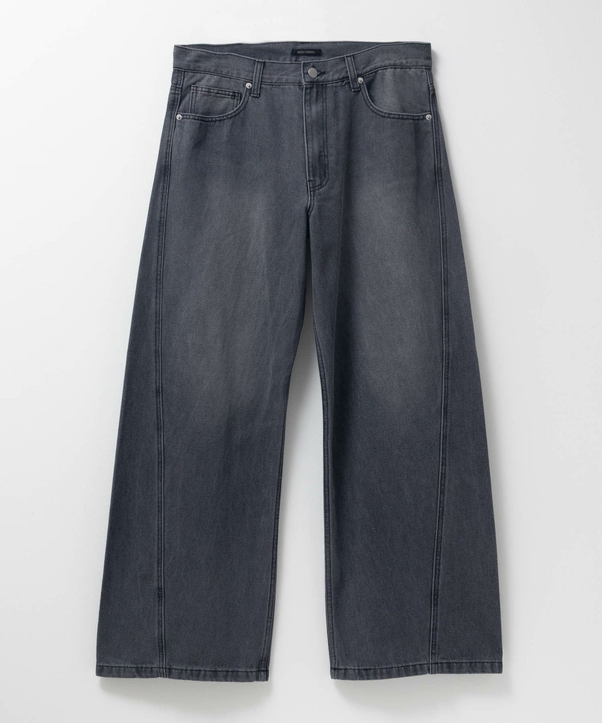 【WEB限定】デニムカーブワイドパンツ メンズ