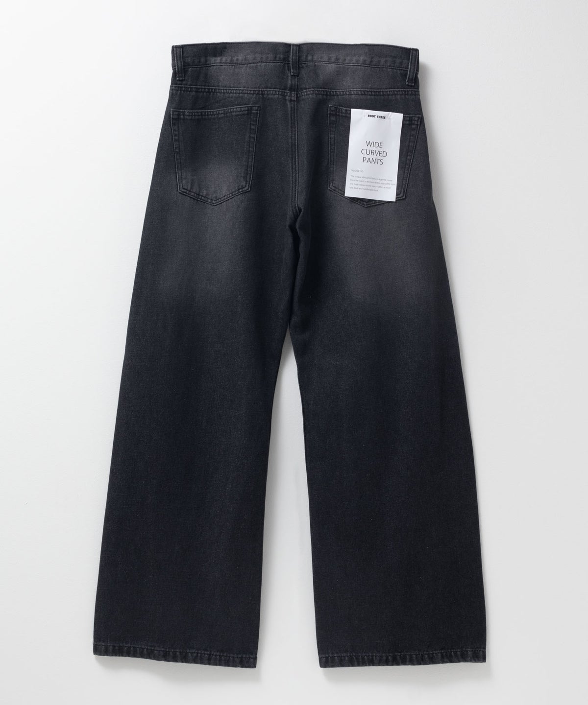 【WEB限定】デニムカーブワイドパンツ メンズ