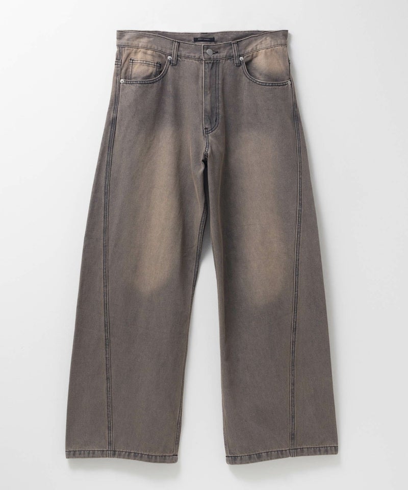 【WEB限定】デニムカーブワイドパンツ メンズ商品画像-21