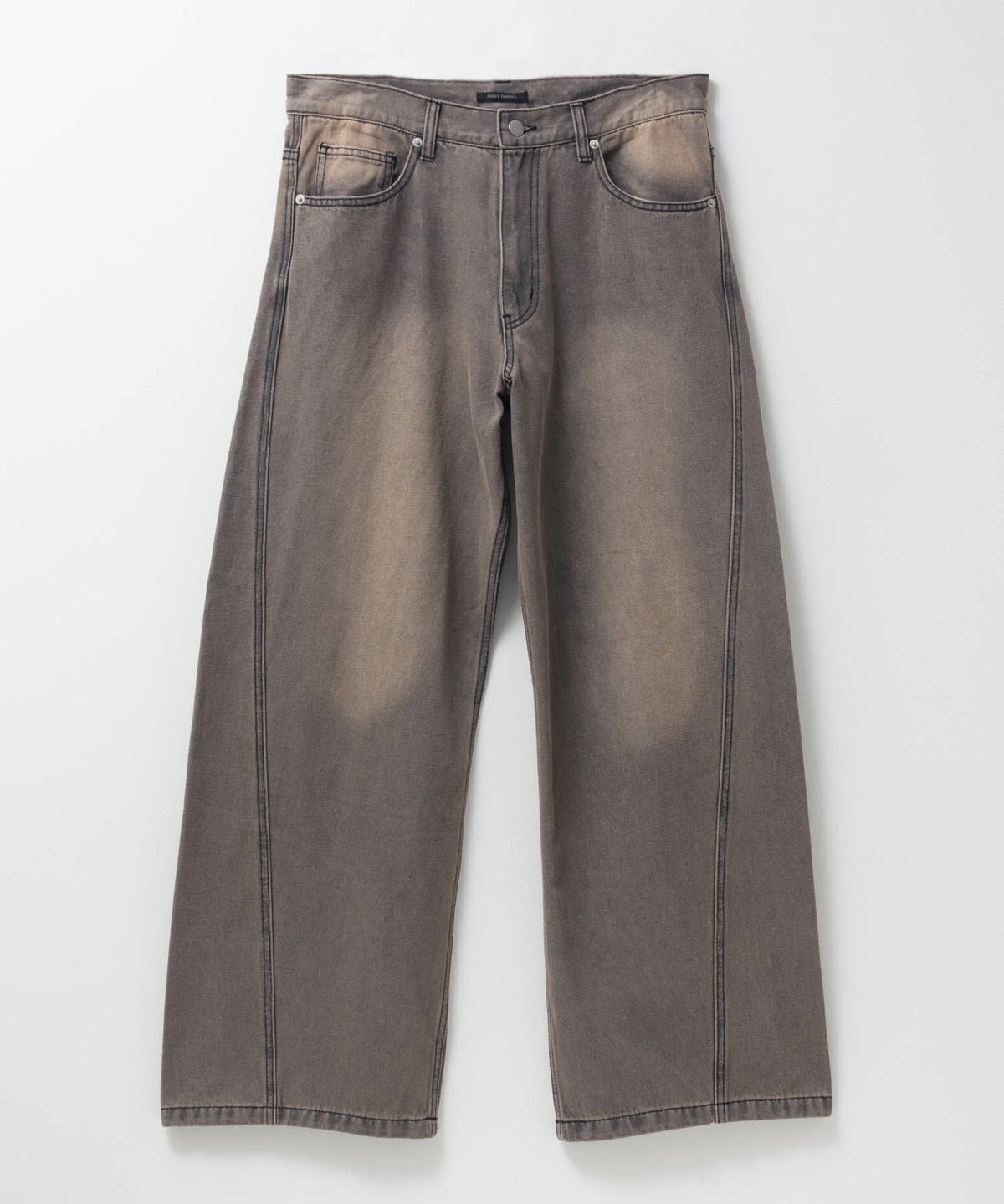【WEB限定】デニムカーブワイドパンツ メンズ