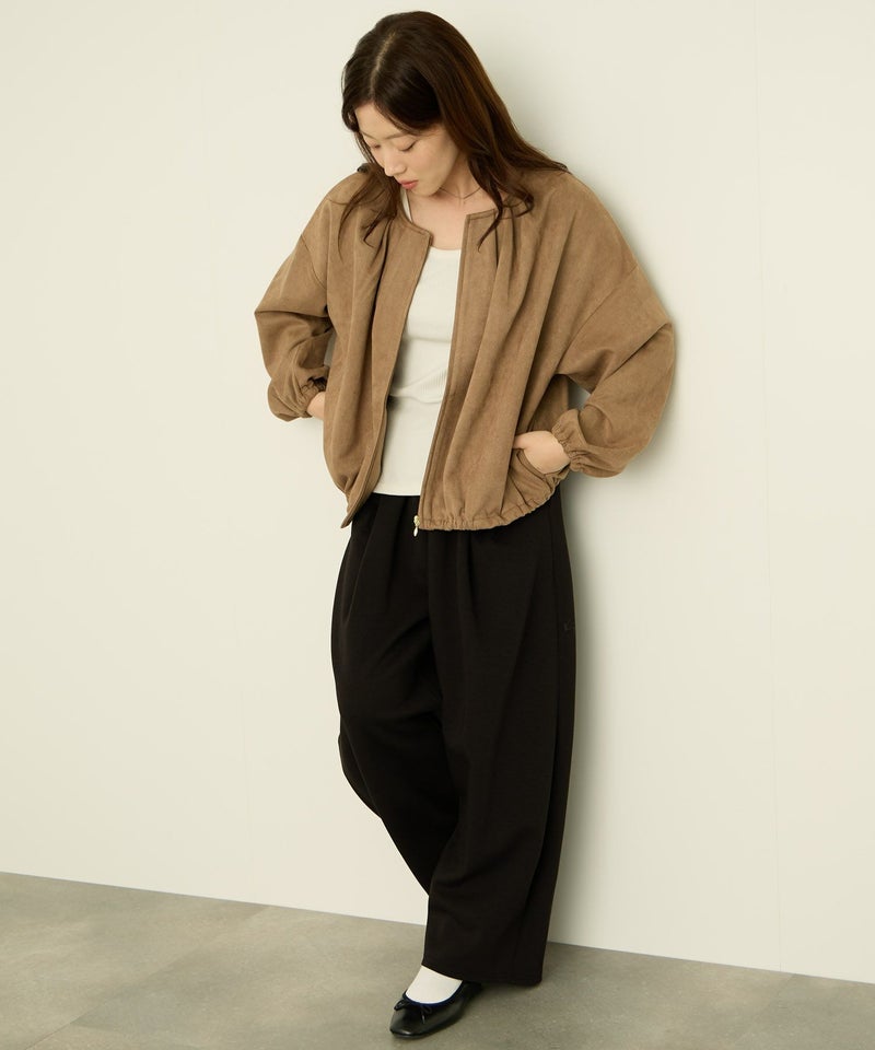 nAvy  スエードポンチブルゾン レディース商品画像-14