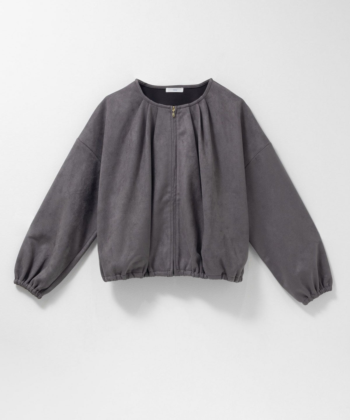 nAvy スエードポンチブルゾン レディース