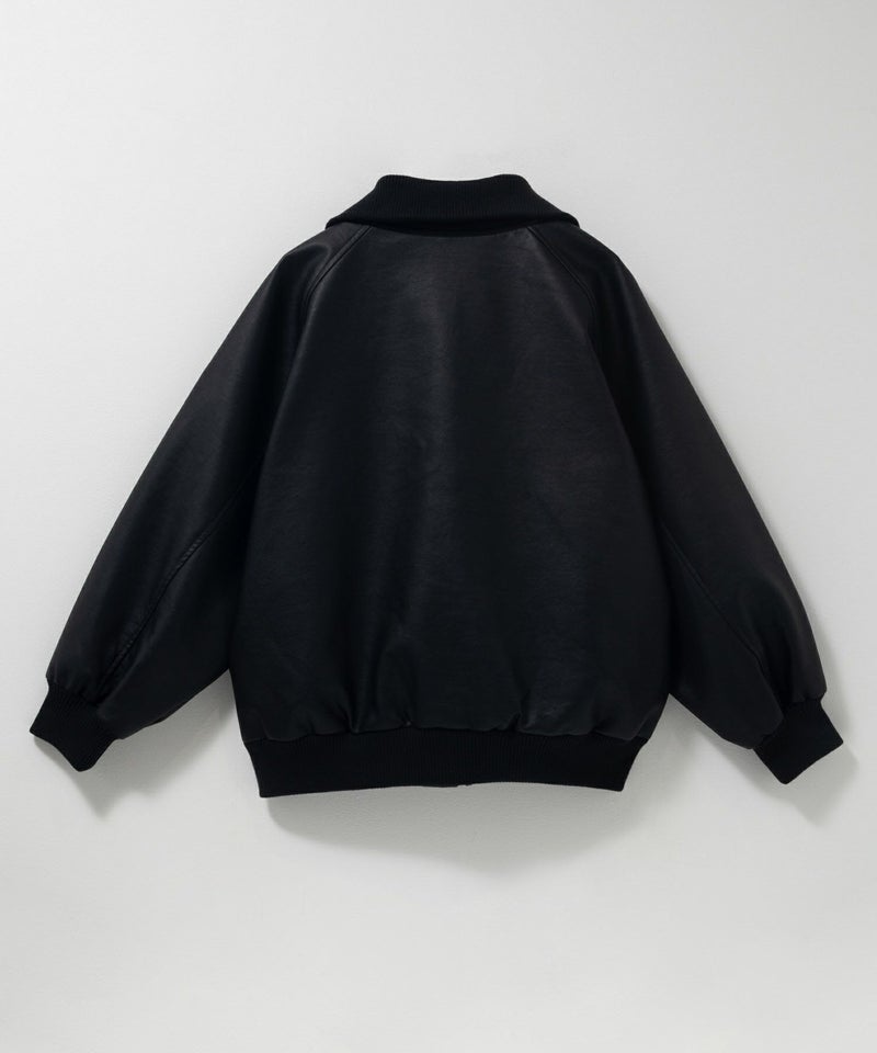 nAvy 合皮リブブルゾン レディース商品画像-12