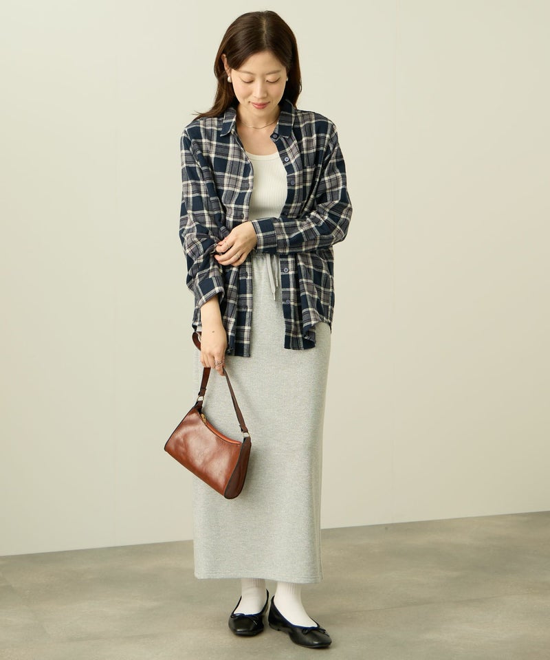 nAvy  コットンネルチェックシャツ レディース商品画像-24